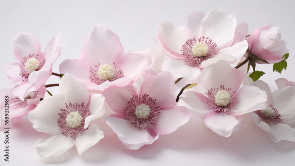 Exquisite Christmas Rose Petals: Captivating Detailed Photography of White, Pink, and Mauve Blooms – Perfect Decor for a Merry Christmas Celebration