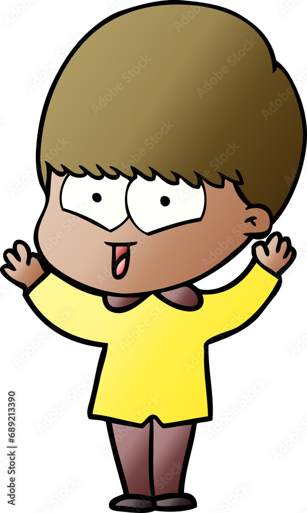 cartoon happy boy cartoon happy boy
