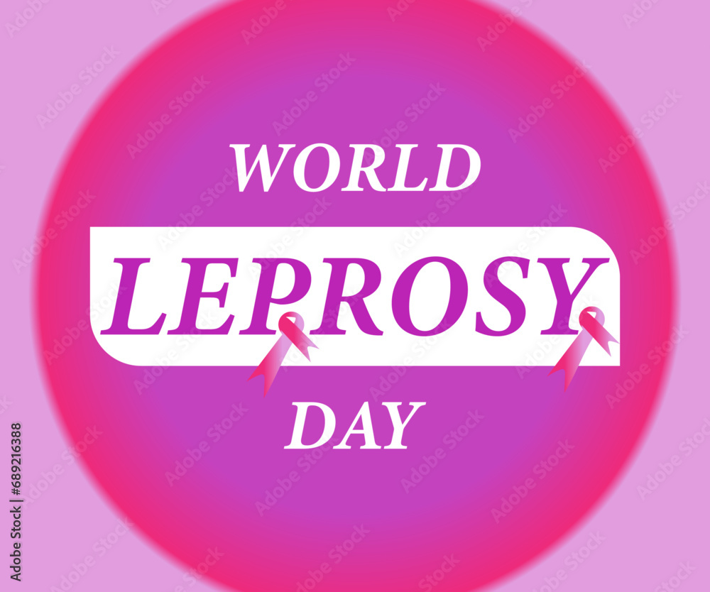 World Leprosy day in january [vector illustration]