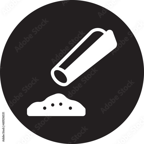 sniffing glyph icon