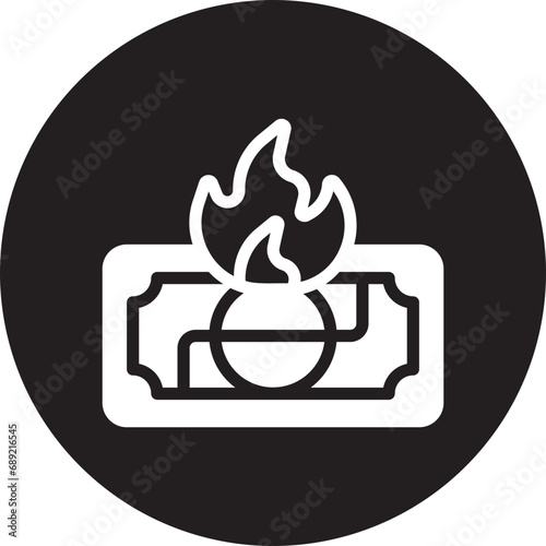 wasteful glyph icon