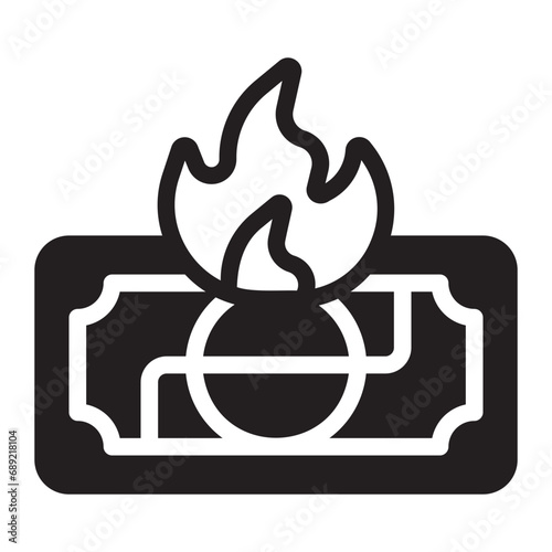 wasteful glyph icon