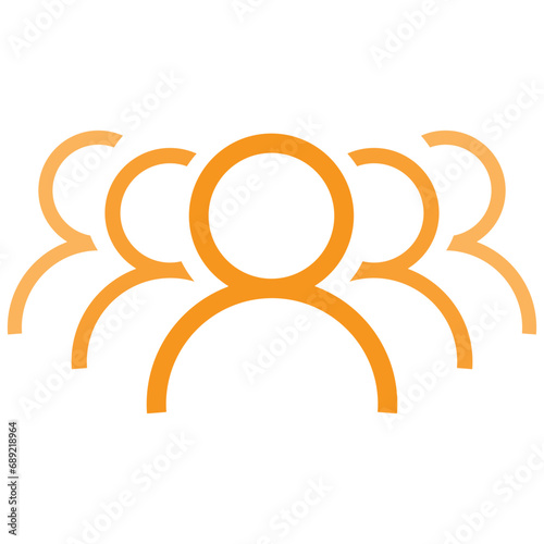 teamwork of businessman, people icon