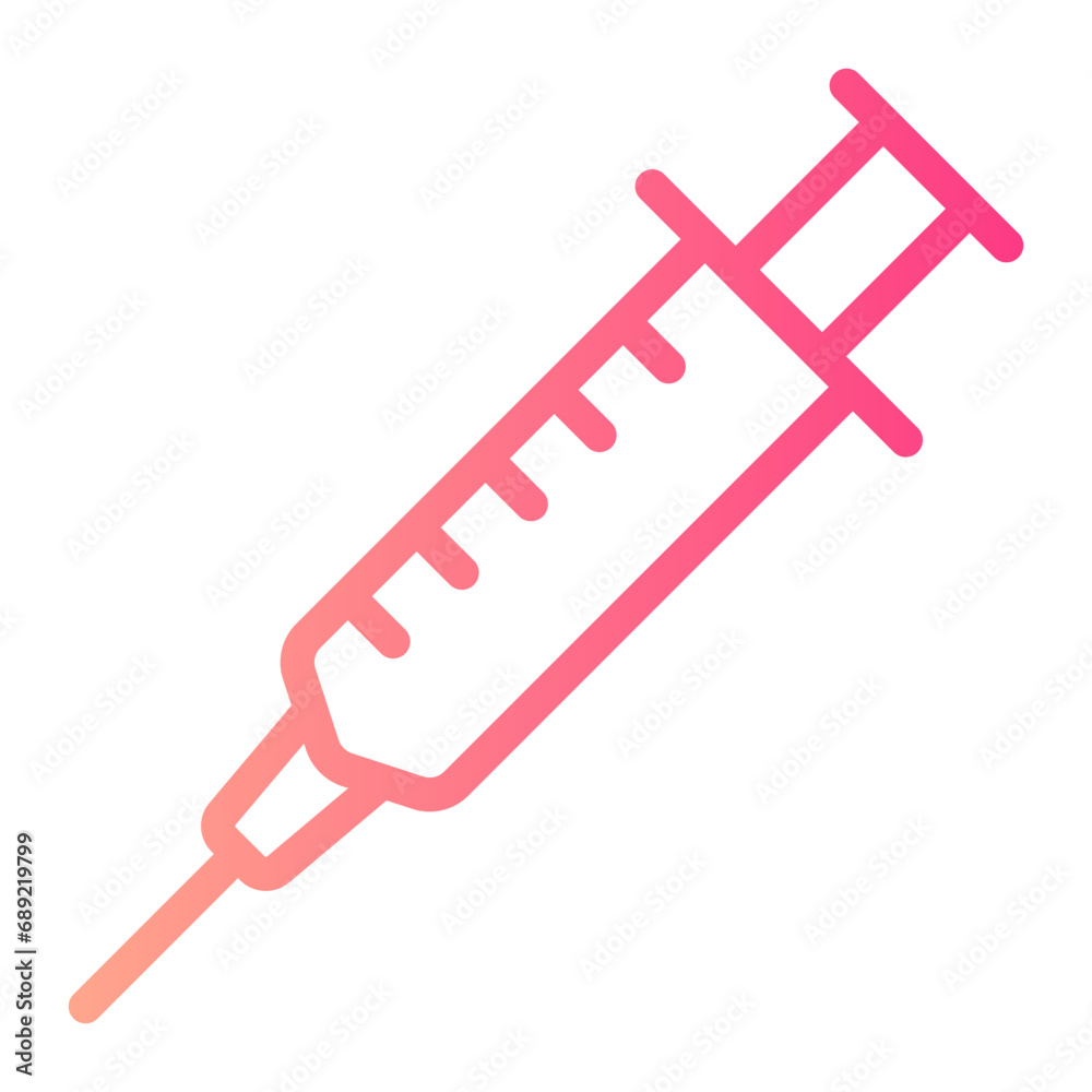 syringe gradient icon syringe gradient icon
