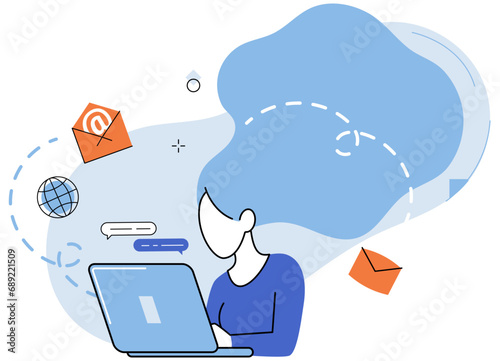 Digital marketing vector illustration. Strategic planning is vital for achieving success in digital marketing endeavors Effective selling techniques are essential for converting leads into customers