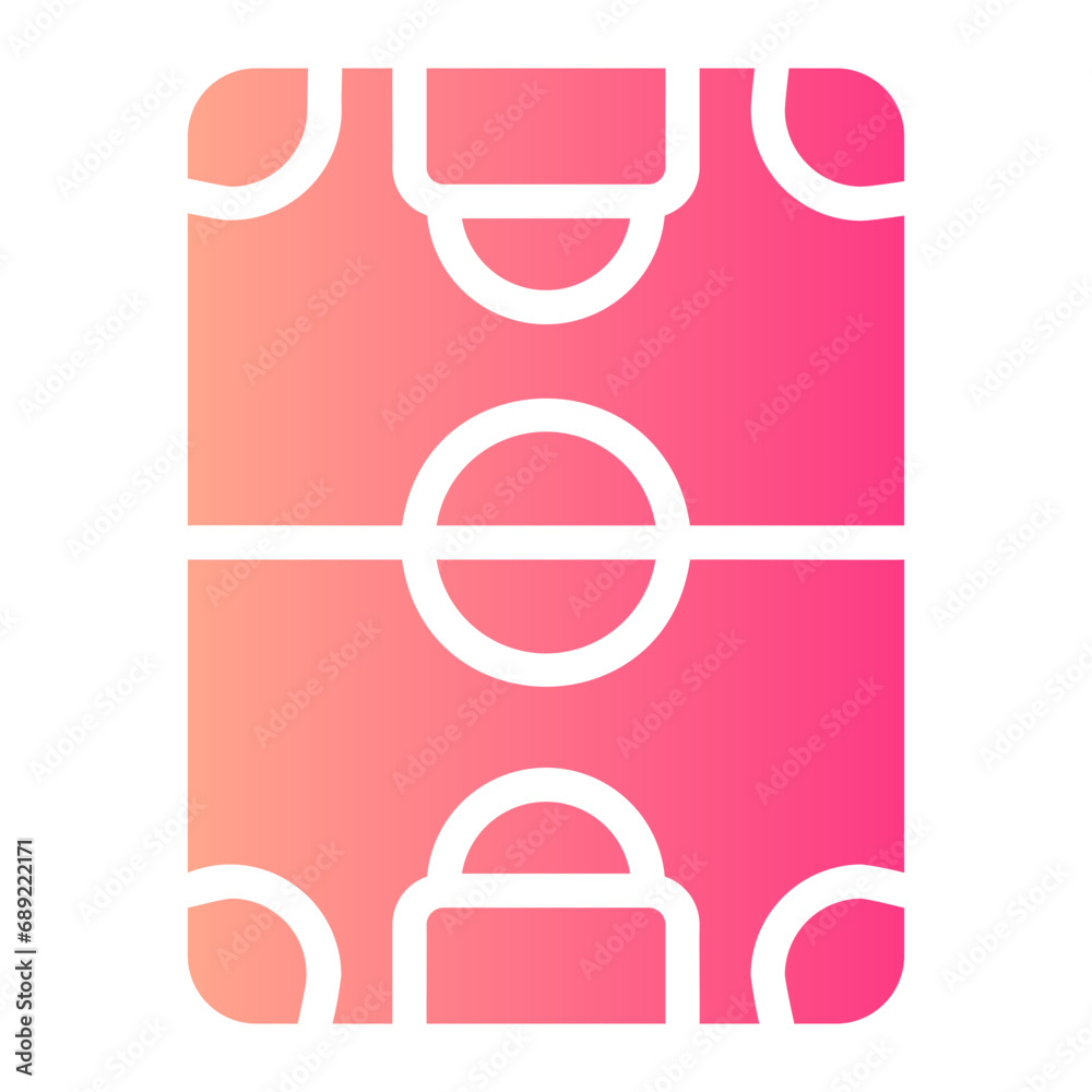 football field gradient icon football field gradient icon