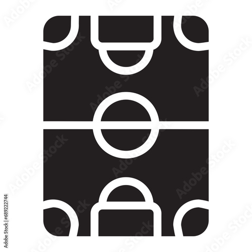 football field glyph icon