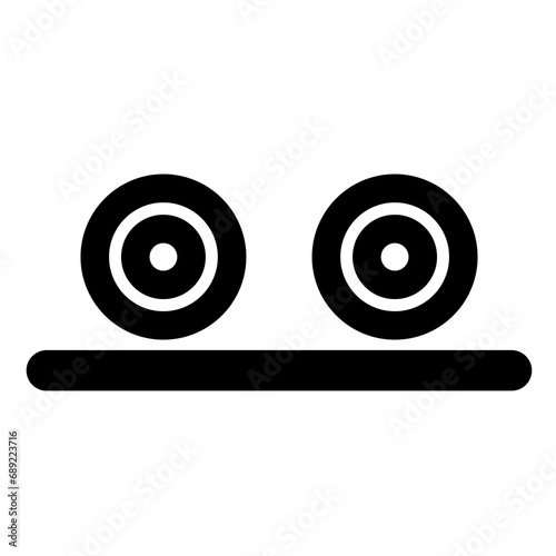 crazed face emotion icon