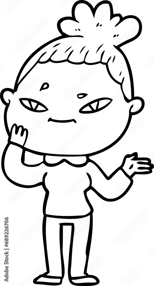cartoon woman cartoon woman