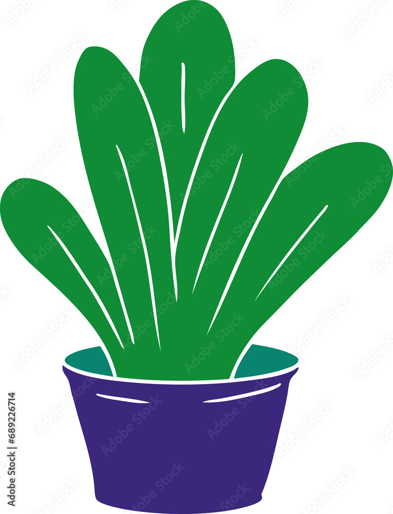 hand drawn cartoon doodle of a green indoor plant hand drawn cartoon doodle of a green indoor plant