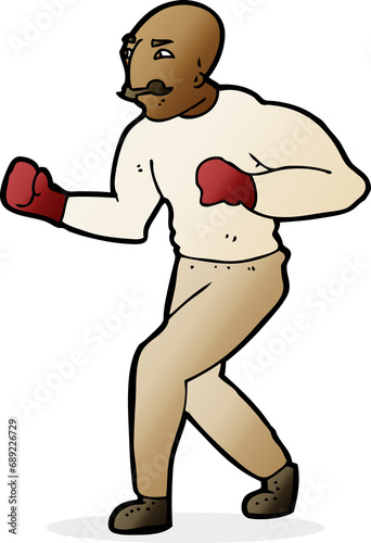 cartoon boxer © lineartestpilot