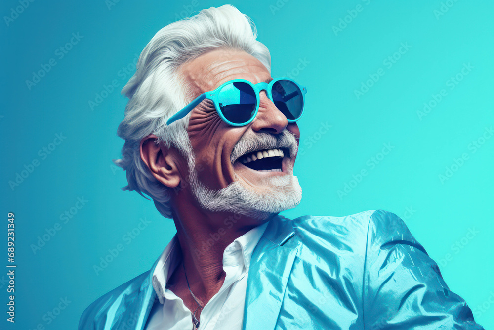 Background senior old portrait mature adult caucasian person smile happy men male men