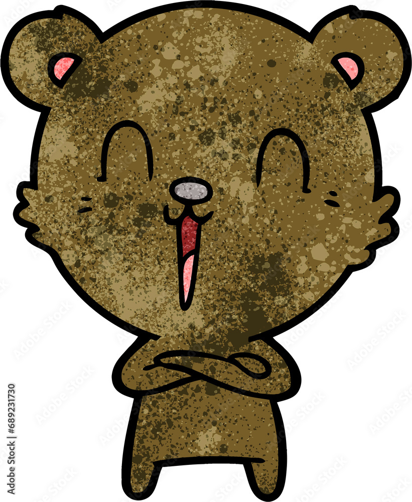 happy cartoon bear happy cartoon bear