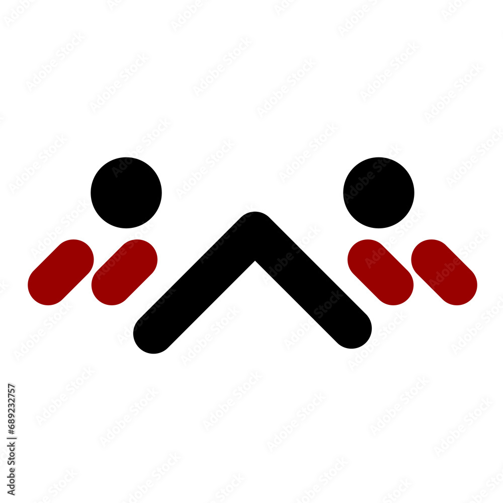 shy bird face emotion icon shy bird face emotion icon