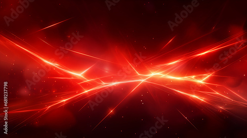 Vibrant Red Flare Energy: Dynamic Motion Lines Creating Explosive Fiery Effect - Abstract Background Illuminated with Intense Heat and Glowing Sparks for Modern Artistic Designs.