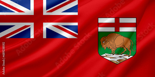 Flag of the provinces of Canada in high quality. High quality photo