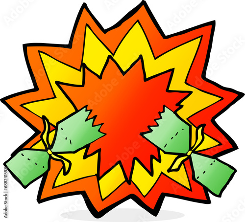 Wallpaper Mural cartoon christmas cracker Torontodigital.ca