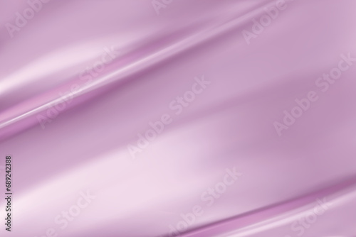 Close-up texture of natural Pink lavender silk. Light Pink fabric smooth texture surface background. Smooth elegant silk in soft toned. Texture, background, pattern, template. 3D vector illustration.