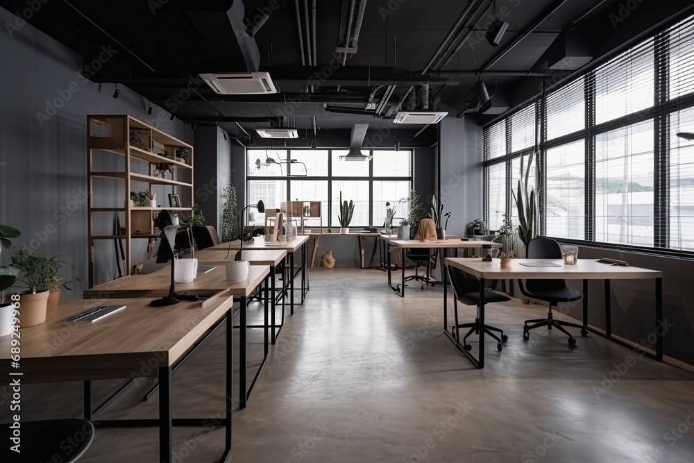 co-working place, office interior