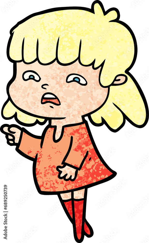 cartoon worried woman cartoon worried woman