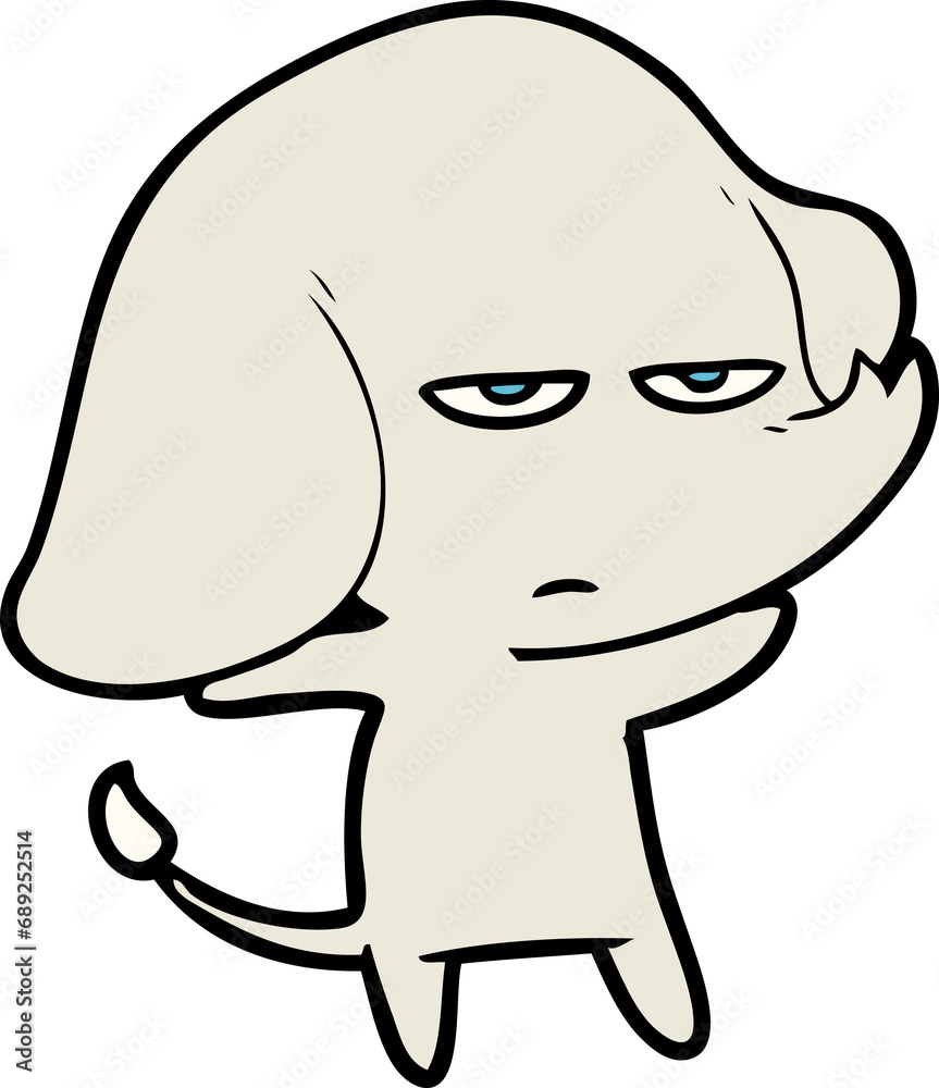 annoyed cartoon elephant annoyed cartoon elephant