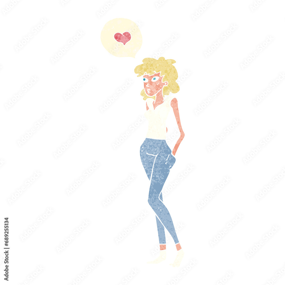 cartoon woman in love cartoon woman in love