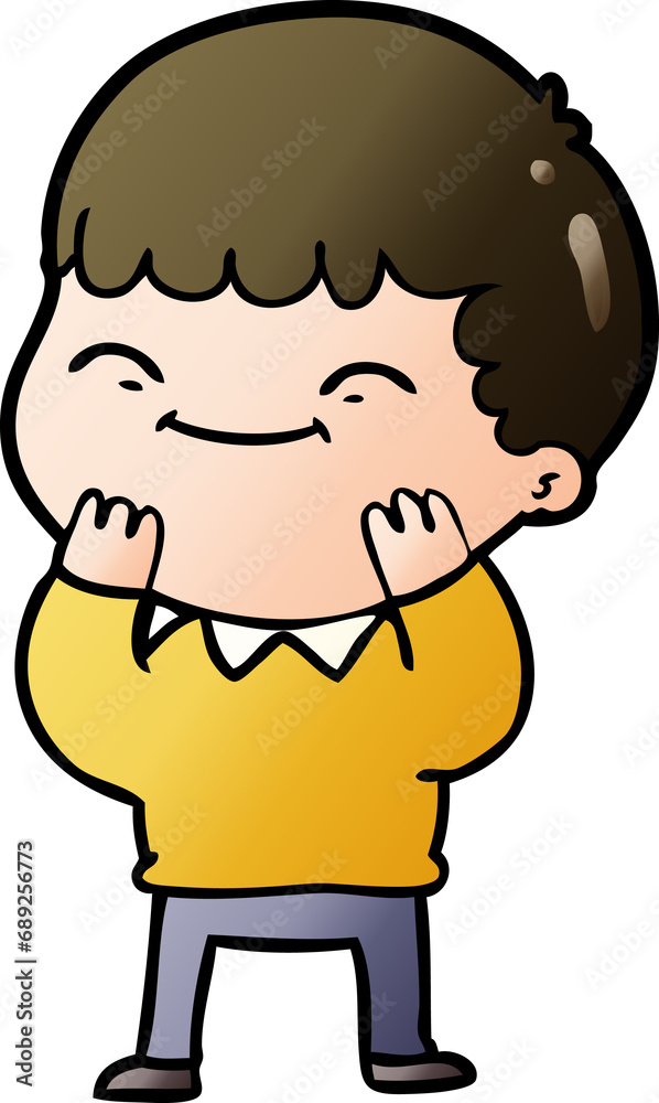 cartoon happy boy cartoon happy boy