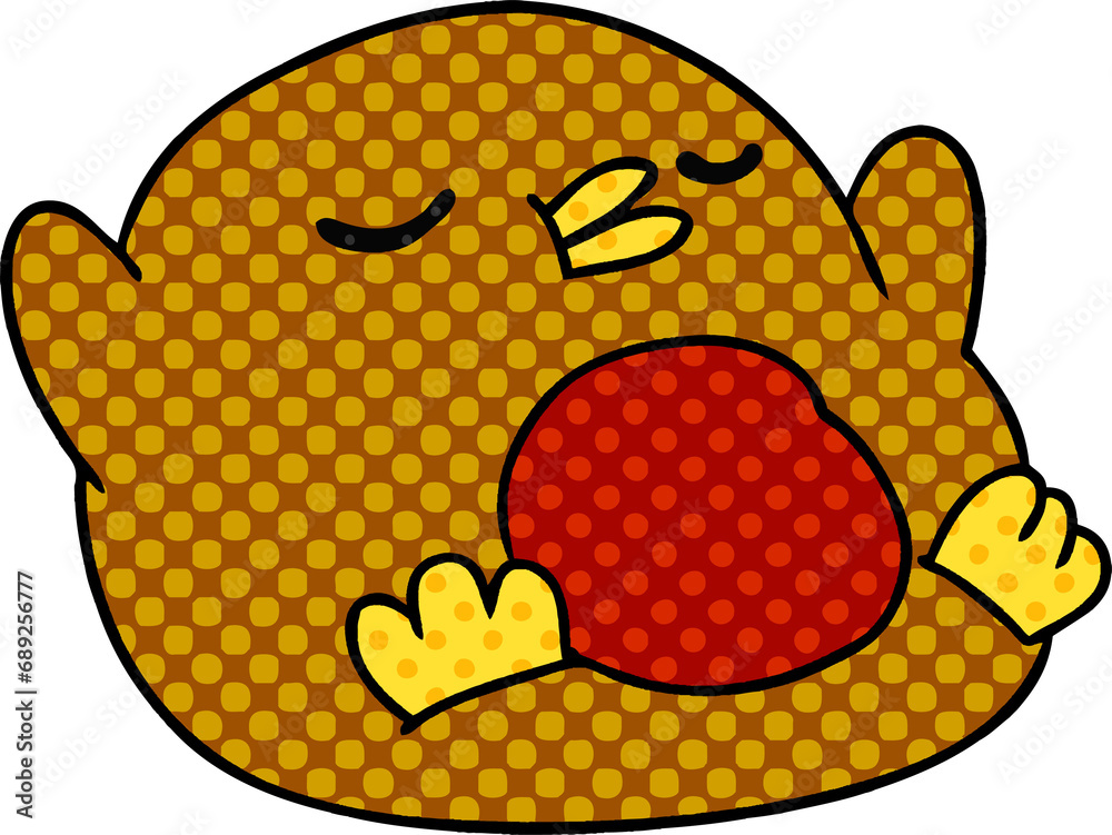 freehand drawn cartoon cute kawaii red robin freehand drawn cartoon cute kawaii red robin
