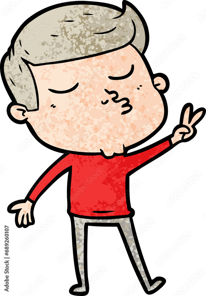 cartoon model guy pouting cartoon model guy pouting