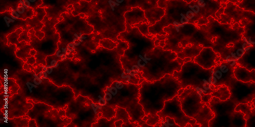 Abstract red liquid wave in lava red on black background. Luxury fire frame itelyan red marble texture and background for design. Lava red on black grunge texture background