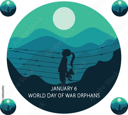 world day of war orphans is celebrated every year on 6 january.