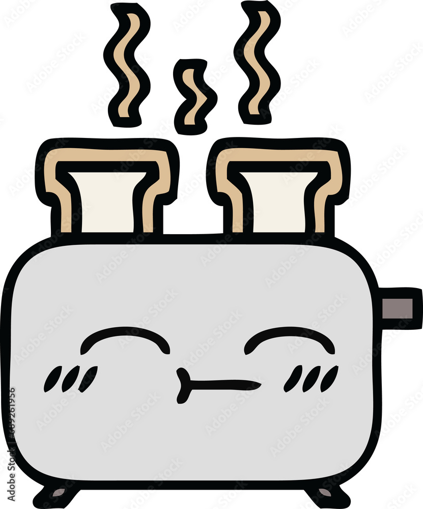 cute cartoon of a of a toaster cute cartoon of a of a toaster