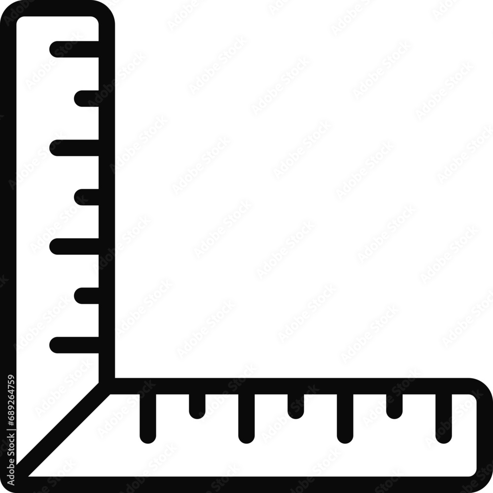 Right Angle Ruler Icon