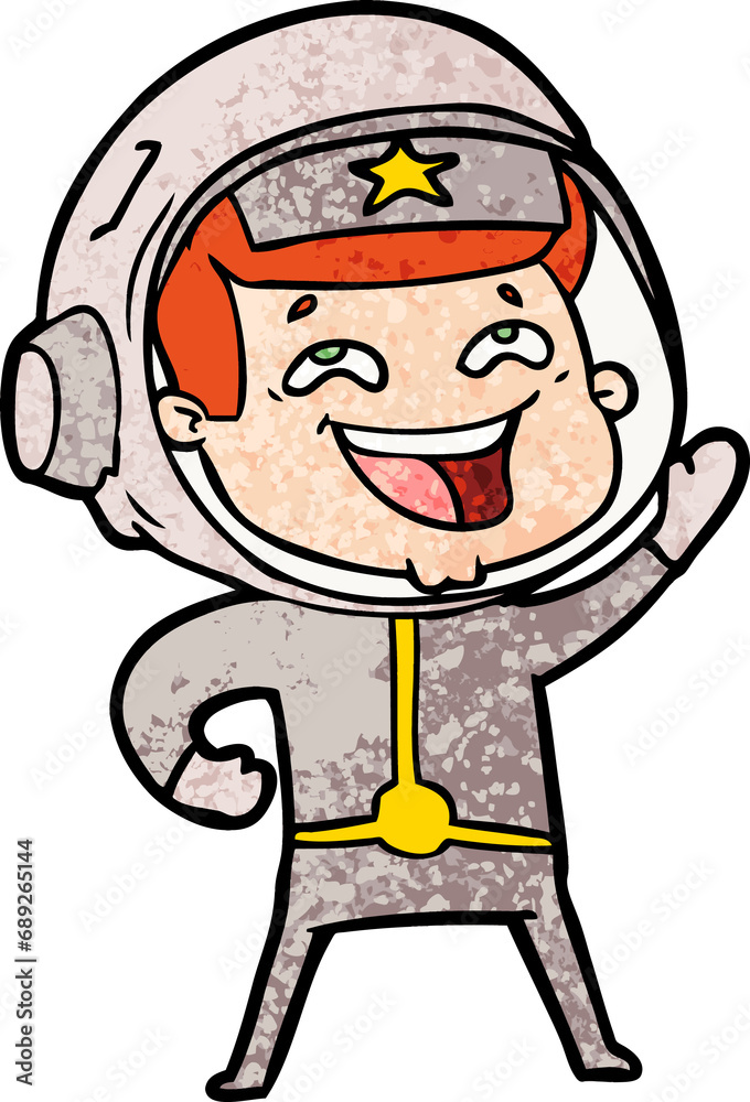 cartoon laughing astronaut cartoon laughing astronaut