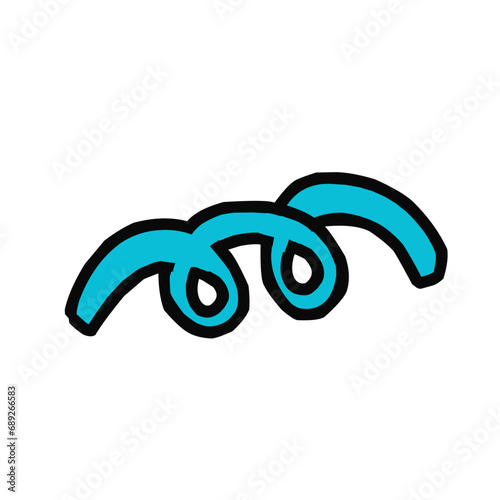 Hand drawn Abstract funny cute Comic characters