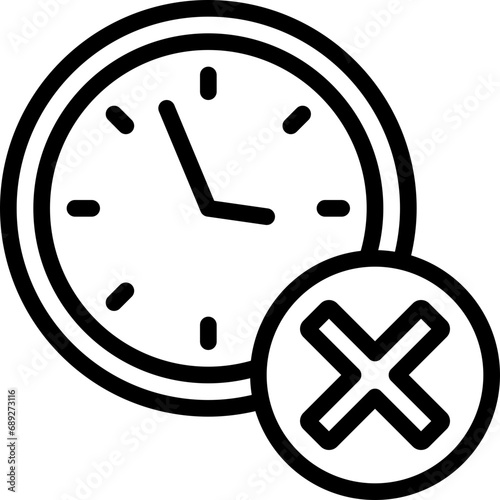 Rejected Time Icon