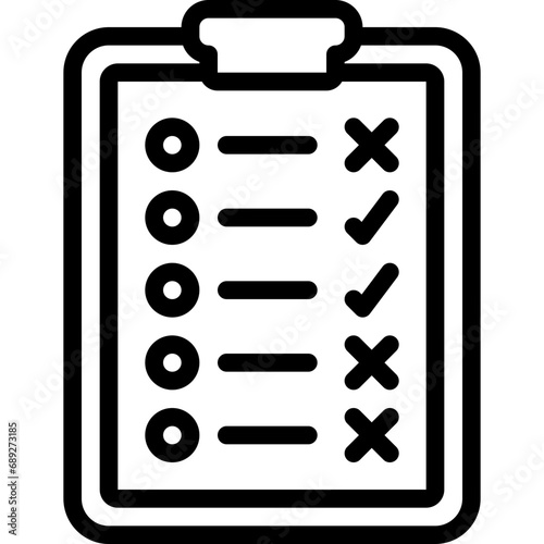Yes No Questionnaire Icon