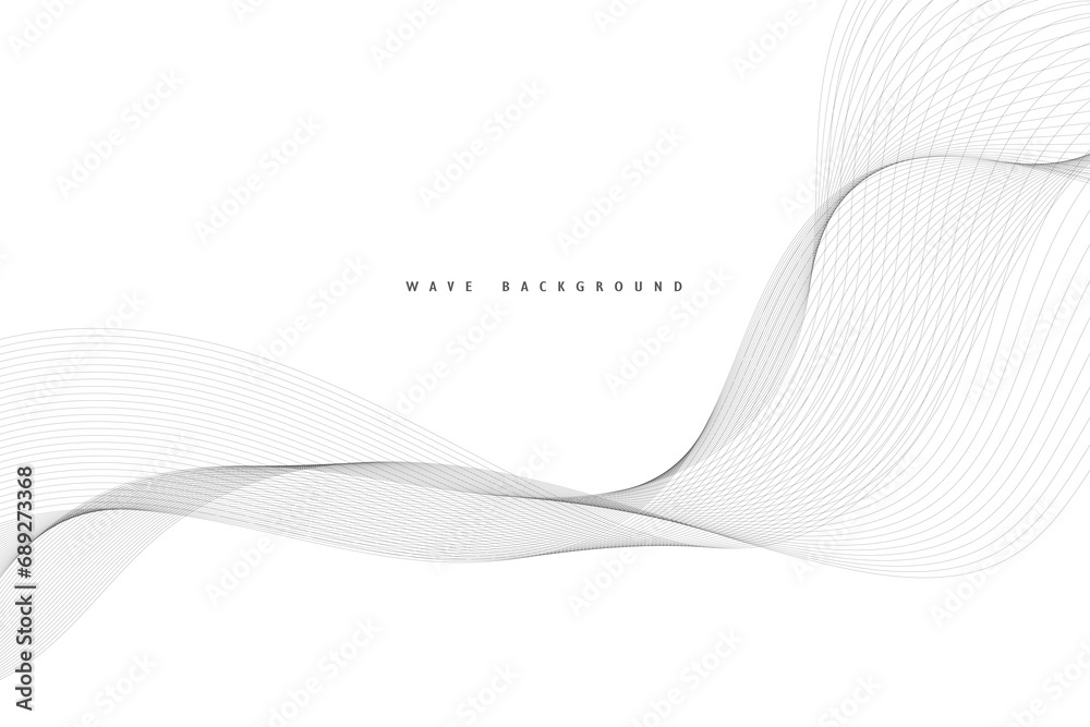 Lines for the Background. Black Stripes on a White Background. Curved Wavy Line, Smooth Stripe. Lines for the Background. Black Stripes on a White Background. Curved Wavy Line, Smooth Stripe.