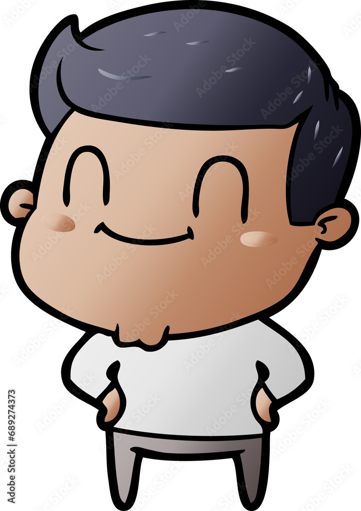 cartoon happy man cartoon happy man