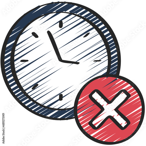 Rejected Time Icon