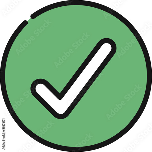 Check Mark Circle Icon