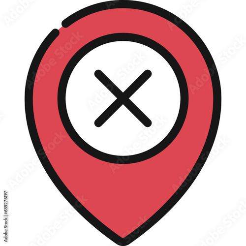 Incorrect Location Pin Icon
