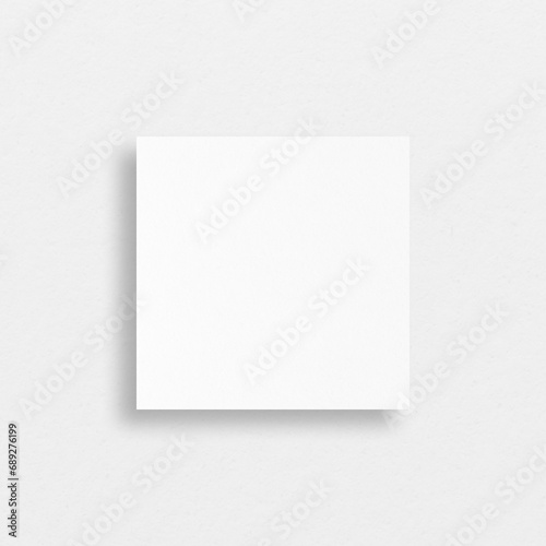 Square mockup design for business card with gray background © Aku Creative