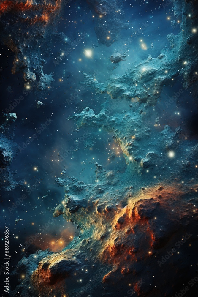 Fototapeta premium Space background for Science Fiction and Game content.