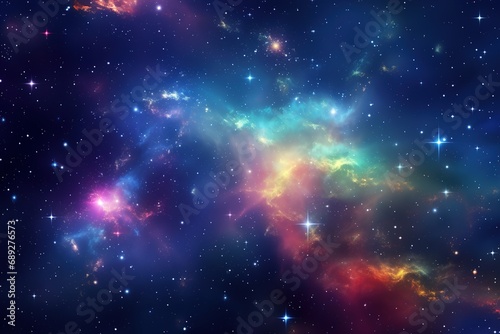 Space background for Science Fiction and Game content.