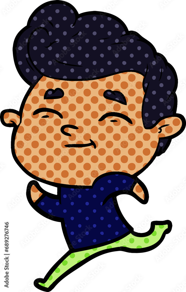 running cartoon man running cartoon man