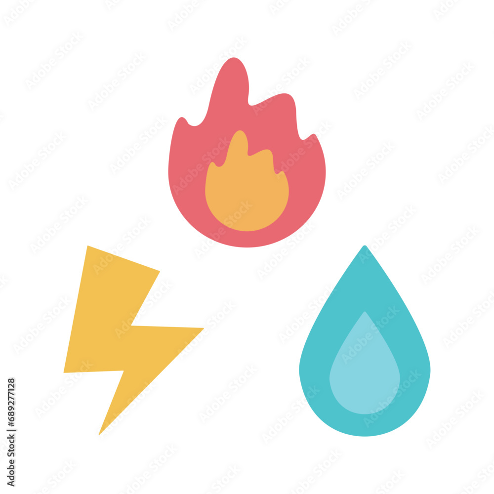 火と水と雷 火と水と雷