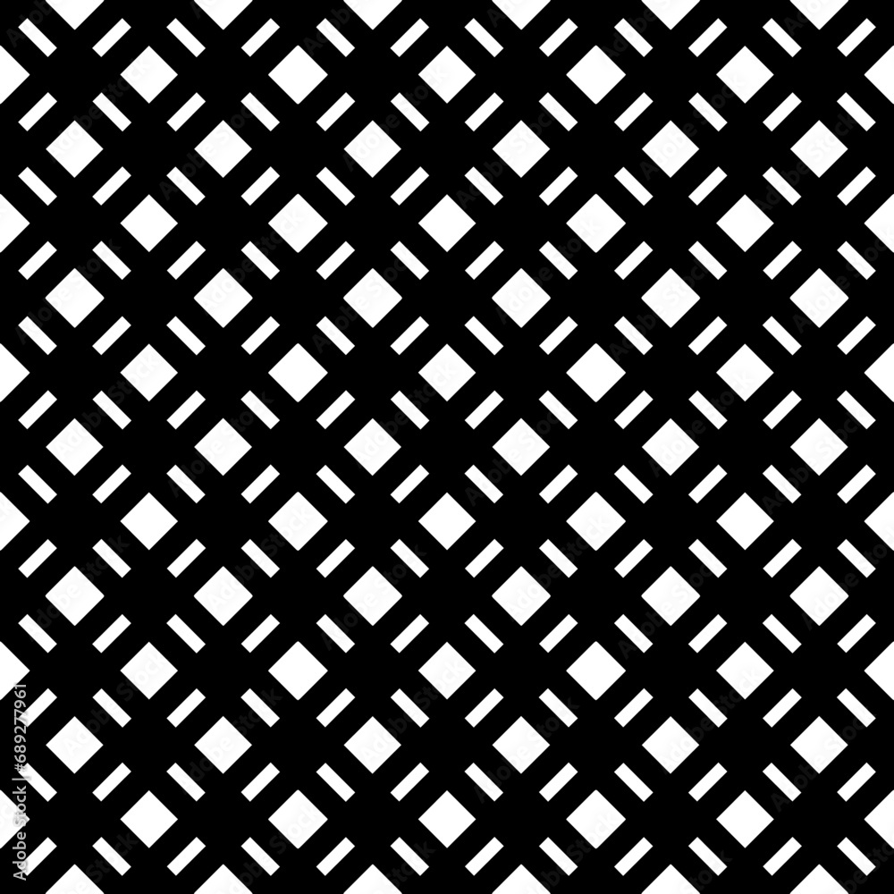 Black and white seamless abstract pattern. Background and backdrop. Grayscale ornamental design. Mosaic ornaments. Vector graphic illustration. EPS10. Black and white seamless abstract pattern. Background and backdrop. Grayscale ornamental design. Mosaic ornaments. Vector graphic illustration. EPS10.