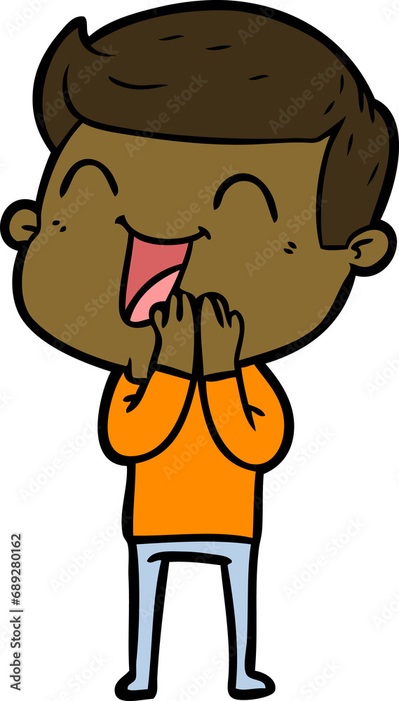 cartoon man laughing cartoon man laughing