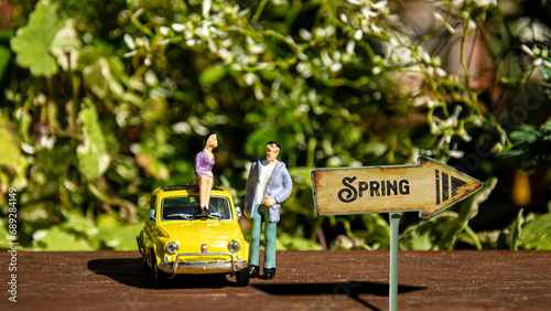 Street Sign to Spring photo